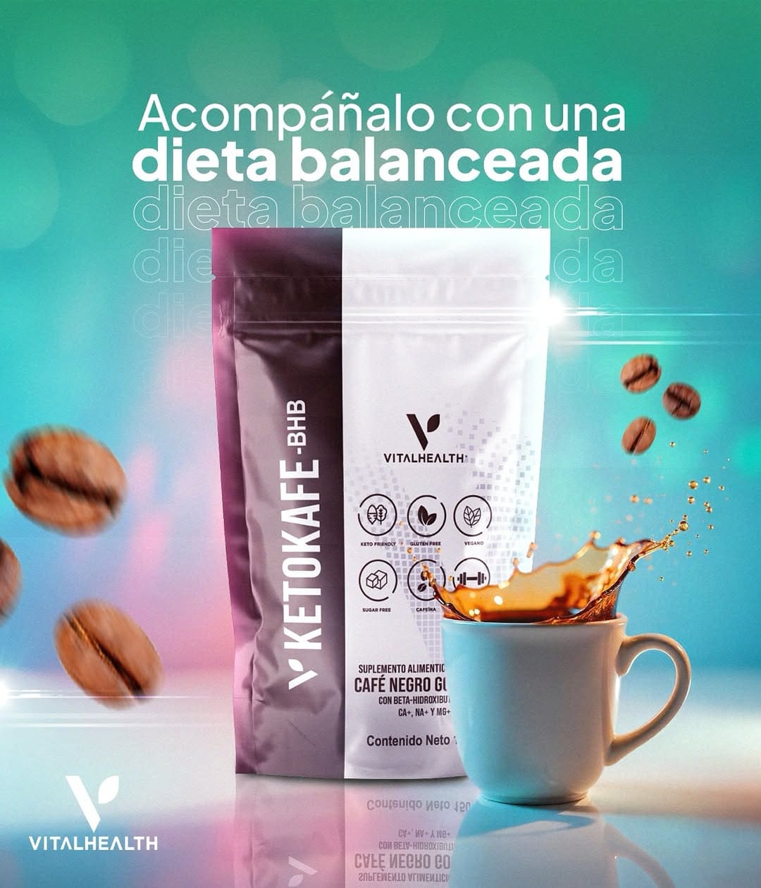 V-Ketokafe | Acelera la quema de grasa con café