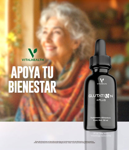 GLUTATION PLUS + | Antioxidante y Desintoxicación Natural