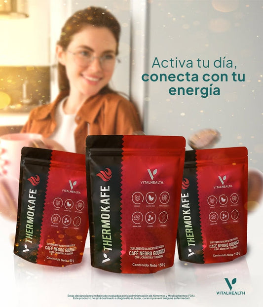 V-THERMOKAFE | Termogénico Natural para Energía