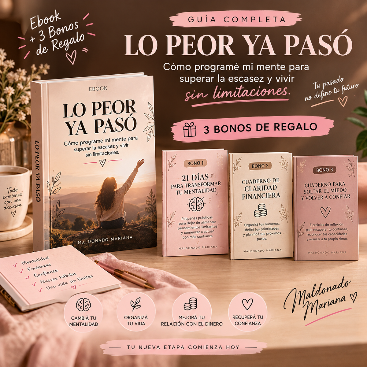 EBOOK LO PEOR YA PASO 3X1  EN BONUS DE REGALO