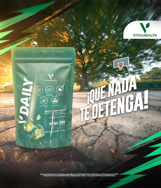 V-DAILY | Multivitamínico Natural con Sabor Limón