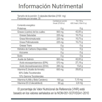 V-OMEGA 3 | Salud Cardiovascular Natural