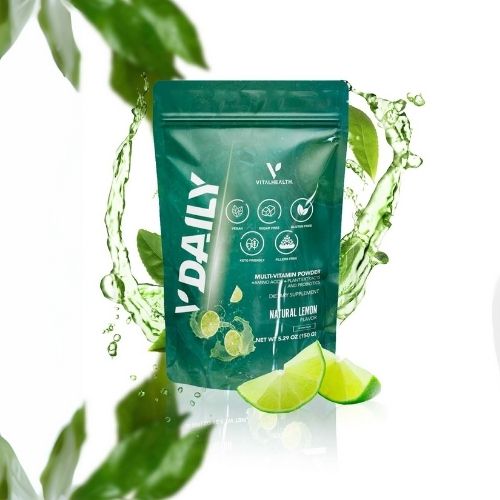 V-DAILY | Multivitamínico Natural con Sabor Limón